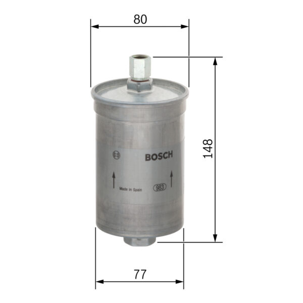 BOSCH Filtro combustible